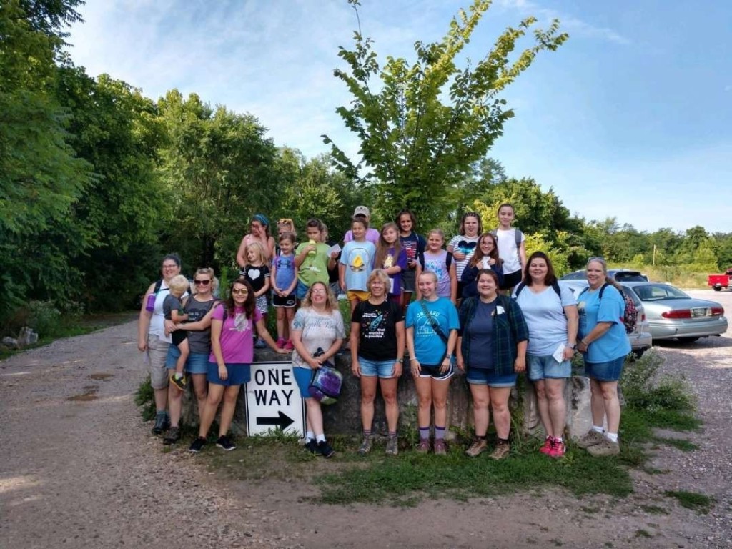 Girl Scouts Blaze Trails and Pick Up Litter with Hiking Club